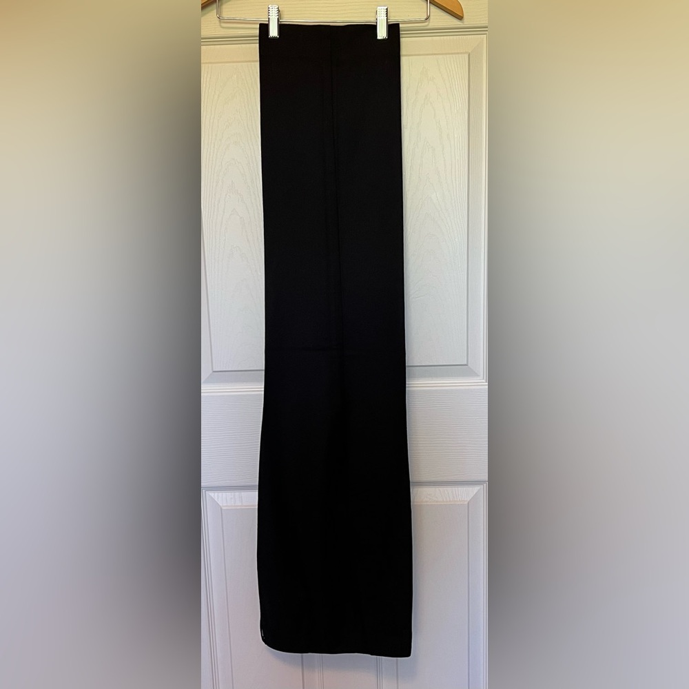 Brooks Brothers Women’s Black Stretch Wool Pants Sz 8 EUC Flat Front Straight Lg - Picture 14 of 14
